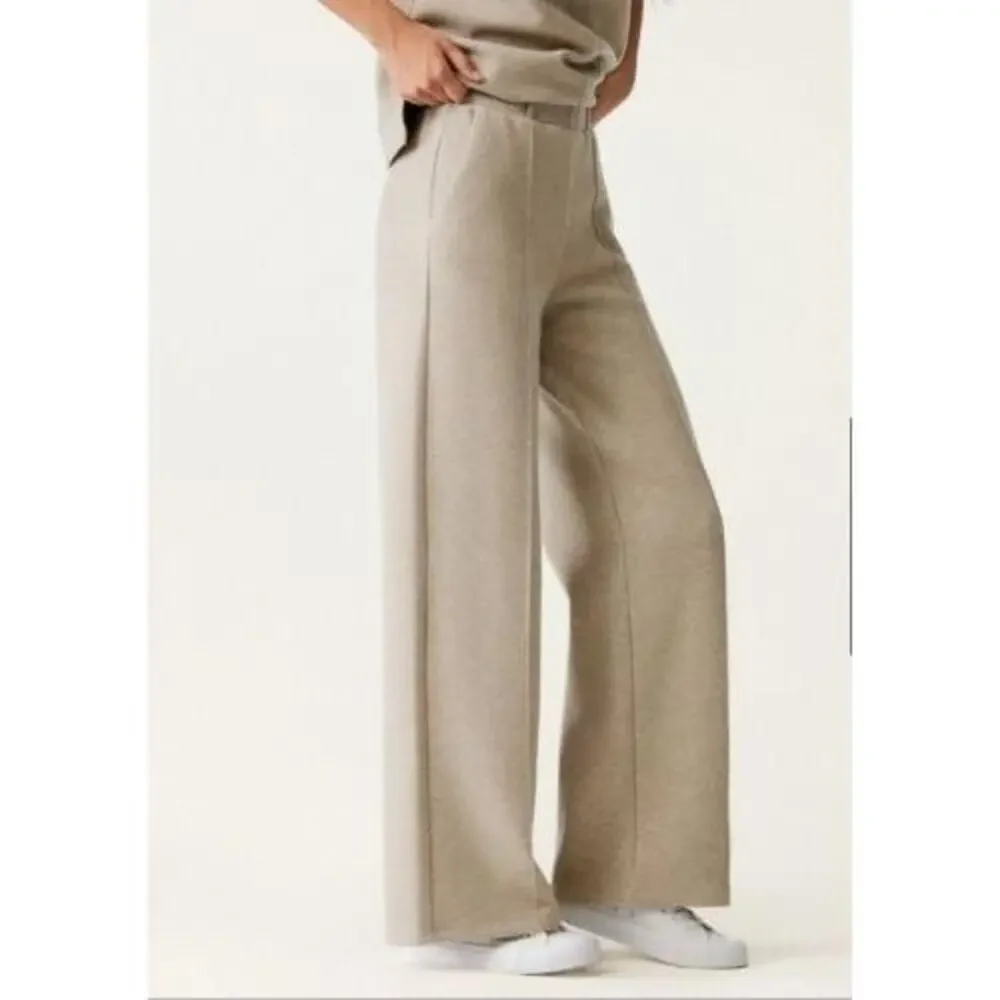 OGL, FuzzLuxe High Waisted Straight Leg  Pant Beige Womens Size XS - Picture 6 of 8